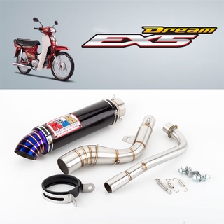 Motorcycle modified parts muffler EX5 Dream front section EX5 exhaust pipe NLK exhaust (1)