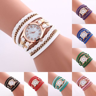 Braided Strap Quartz Watch Bracelet Wrist (1)