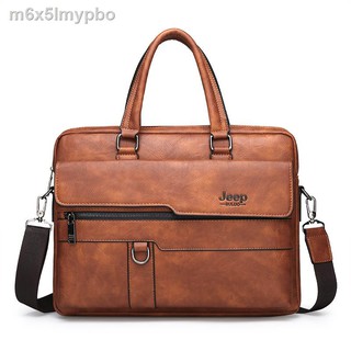 ❄Jeep Business Bag Men Crossbody Shoulder Bags Briefcase Bag High quality Fashion Messenger Bag Tr