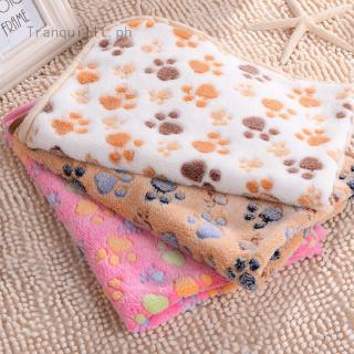 Tranquillt Factory Outlets Super Soft Warm Blanket Coral Fleece Blanket Kennel Mats Cats and Dogs