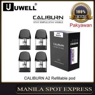 Uwell Caliburn A2 Replacement Cartridge pod 2ml 0.9ohm 1box=4pcs