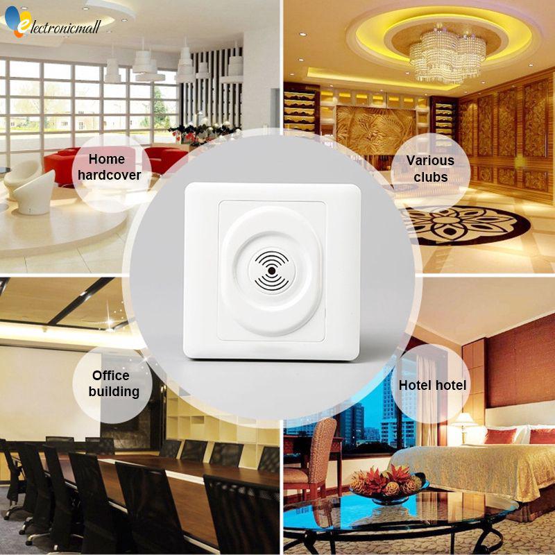 Smart Home Wall Mount Voice Control Light Sensor Switch Sound&amp;Light Controlled Elec