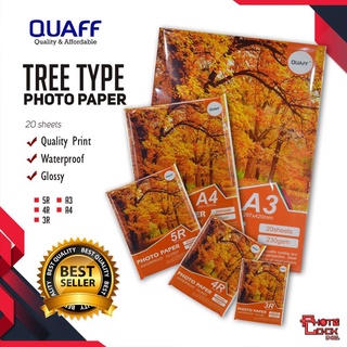 New products❖♧3r Size QUAFF 230gsm Glossy Photo Paper / Inkjet Glossy Photo Paper (20 sheets / pack)
