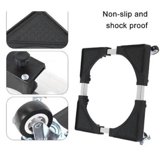☒▦❣Special base for washing machine and refrigerator Multifunctional movable stand (6)
