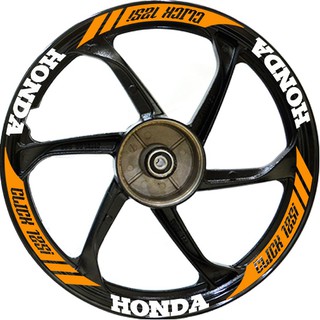 Honda Click 125 Decals / Sticker for Black mags ( Good for Two Wheels )