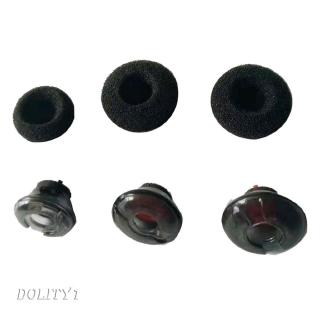 6Pcs S/M/L Earbuds Tips Eargels Black Foam For Plantronics Voyager LEGEND