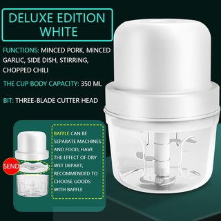 Electric garlic masher Portable USB rechargeable wireless food crusher Automatic garlic crusher (7)