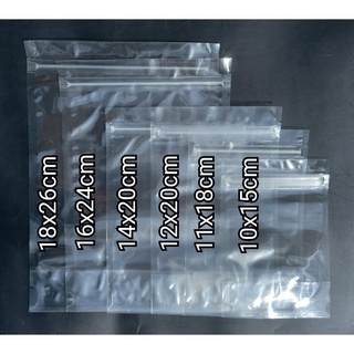10 pcs Clear Resealable Stand Up Bags, standup pouch, ziplock resealable plastic bag (3)