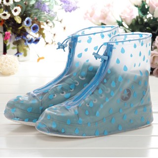 Shoe cover bluedots design (adult size) (1)