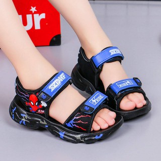【new】sandal kanak-kanak!sandle! 2020 sandal budak lelaki musim panas baru Spider-man kasut pantai be