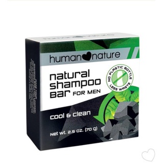 Skincare☍❍Human Nature Natural Shampoo Bar for Men 70g | Vegan | pH-balanced