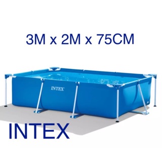 INTEX Non Inflatable Swimming Pool 3Mx2Mx75CM (1)