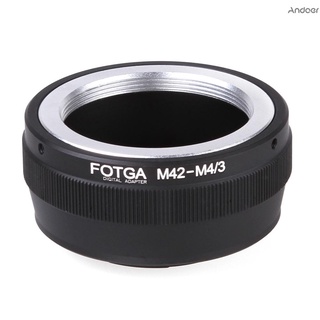 Fotga Adapter Ring for M42 Lens to Micro 4/3 Mount Camera Olympus Panasonic DSLR Camera
