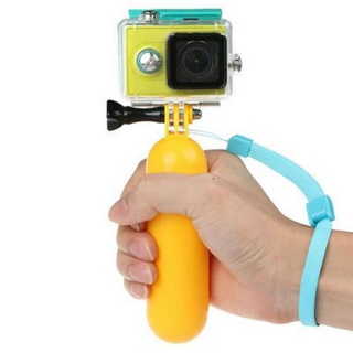 for Go Pro Accessories Yellow Floating Grip Monopod Handle Tripod For Gopro