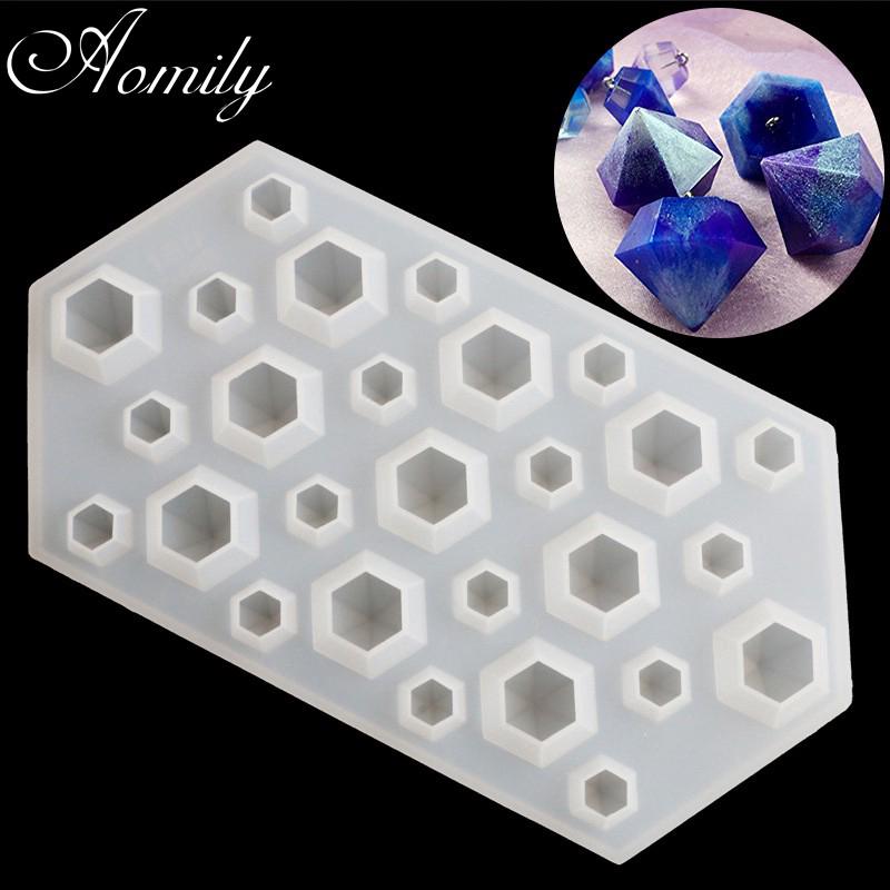 3D Diamond Silicon Chocolate Jelly Candy Cake Bakeware Mold Pastry Bar Ice Block