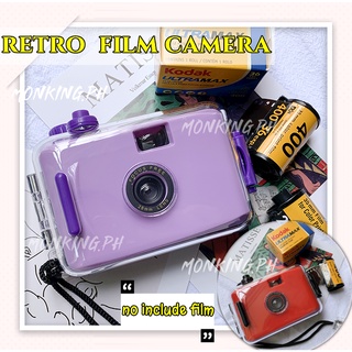 Reusable Non Disposable Camera Film Retro Waterproof Camera Birthday Valentine's Day Gifts For Girls （no include film）