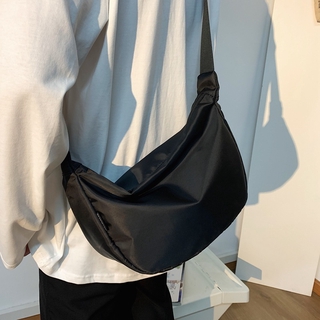 On Sale Ulzzang Korean Fashion Nylon Men Sling Bag Shoulder Bag Crossbody Bag Messenger Bag for Men Birthday Gift