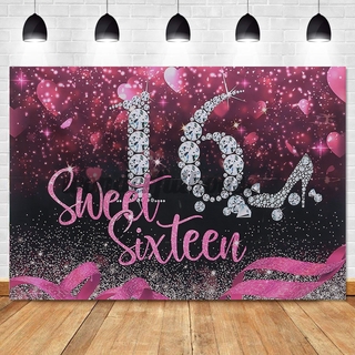 Photography Background Photo Backdrop Props Sweet 16th Birthday Party Decor