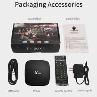 Android 10.0 TV BOX 2.4G&5.8G Wifi 16GB 4k 3D TV Receiver Media Player HDR+ High Qualty Very Fast Bo