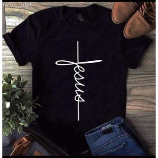 ❈✻Christian Jesus cross cotton Tshirt Men/Woman Unisex Statement Simple