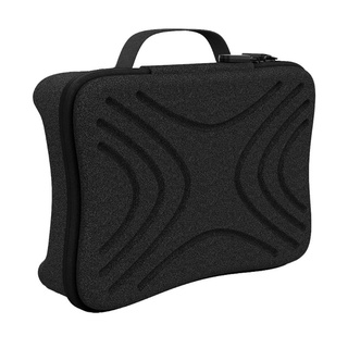 WU Portable Dual Gamepad Storage Bag Compatible with PS5 Controllers Shockproof Travel Case Carrying Case