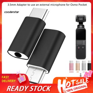 ✾RXSC✾Type-C to 3.5mm Audio Adapter Converter for Osmo Pocket External Mic Connector