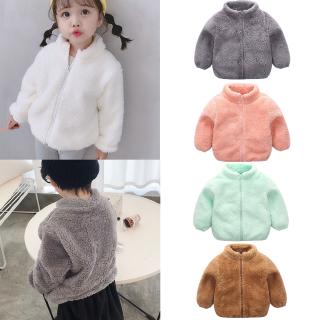 ℒℴѵℯ~Fashion Baby Coat Winter Autumn Warm Solid Zipper