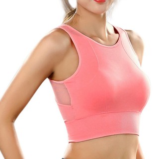 New Sexy Women Sports Bra Stitching sexy bra Shake Proof Quick Dry Fitness Top (8)