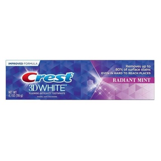 Dyla / Crest 3D White Whitening Toothpaste 4.1 Oz - Radiant Mint
