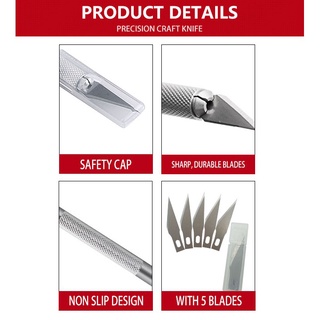 kitchenware、Food Container 、 ​Pot ◈Precision Craft Cutting Knife for Vinyl +5 Free Spare Blades (Ass