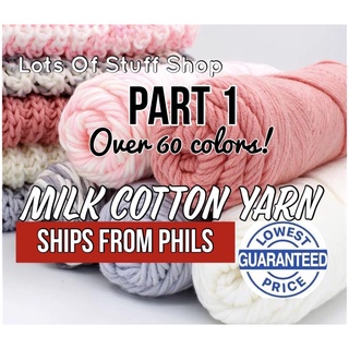 Milk Cotton 100g Yarn Crochet Knit Part 1 Wool thread