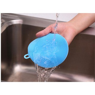 Silicone Multifunctional Dishwashing Brush Dishes Wash Cleaning Brush (9)