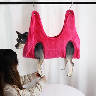 Pet Dog Cat Grooming Hammock for Puppy Kitten Nails Trimming Bathing Bag Restraint Pet Grooming