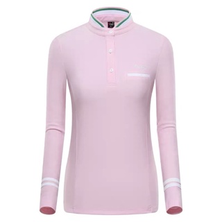 UNNEE#Autumn/winter golf clothing Women's long-sleeved ball suit POLOT Shirt high collar sportswear