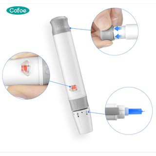 Cofoe Lancing Devices Diabetic Testing Pen Blood Glucose Supplies Obtaining Capillary Blood Samples for Testing
