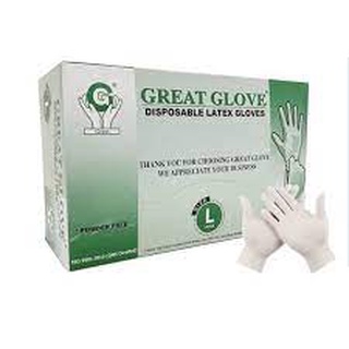 50 pieces Latex, Nitrile Gloves Repacked Small, Medium, & Large Sizes (4)