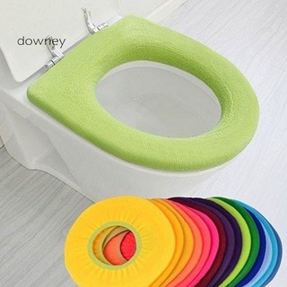 WYYP-Home Bathroom Decoration Pure Color Warm Toilet Washable Seat Cover Pad Cushion