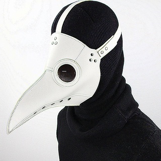 Funny Medieval Steampunk Plague Doctor Bird Mask Latex Punk Cosplay Masks Beak Adult Halloween Event