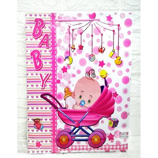 Baby Girl design Big Paper Bag Lootbag Birthday Christening Shower Gender Reveal Party Giveaway Gift