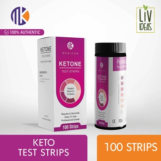 Medicon Ketone Test Strips - 100 Strips (For Keto Dieters)
