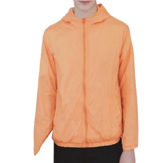 Men Sunscreen Thin Jacket with Hood Windproof Quick Drying Outdoor Coat for Sports