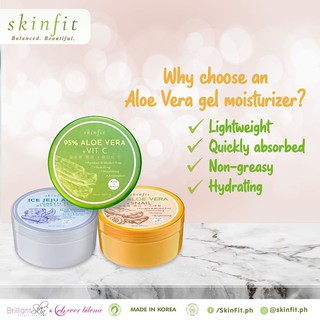 Skinfit Aloe Vera + Snail, 95% Aloe Vera, Made in Korea, Soothing Gel, Authorized Distributor/Seller (3)
