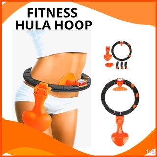 ∈❍[HOMEBODIES]FITNESS RING HOOP Smart Hula with Counting Auto-Spinning Hoop Weight-Loss Fat Burning