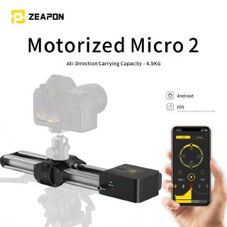 ZEAPON Micro 2 mini portable ultra silent motor Motorized Camera Video Double Distance parallel Slider Macro Track