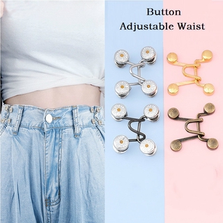 [Buy 3 Free 1] Jeans Button Adjustable Detachable Daisy Screw Style Hook (1)
