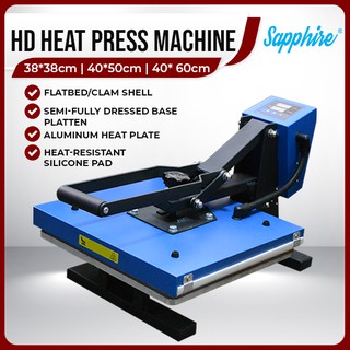 Sapphire Heat Press Machine (38cm x 38cm | 40cm x 50cm | 40cm x 60cm)