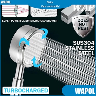 Wapol Shower Head Pressure Stainless Steel 304 Removable Shower Head Bathroom Accessories
