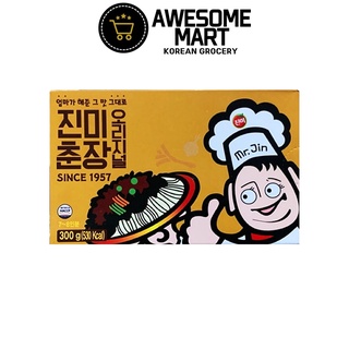 Jinmi Chunjang Black Bean Paste Sauce for Noodles 300g Korea (1)