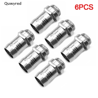 Quwyred 6pcs Barb Fitting PC Water Cooling Fitting G1/4 Thread Barb Connector PH