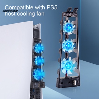 COOD ABS Cooling Fan 3 Fans Plug Play Game Console Cooling Fan Rapid Cooling (2)
